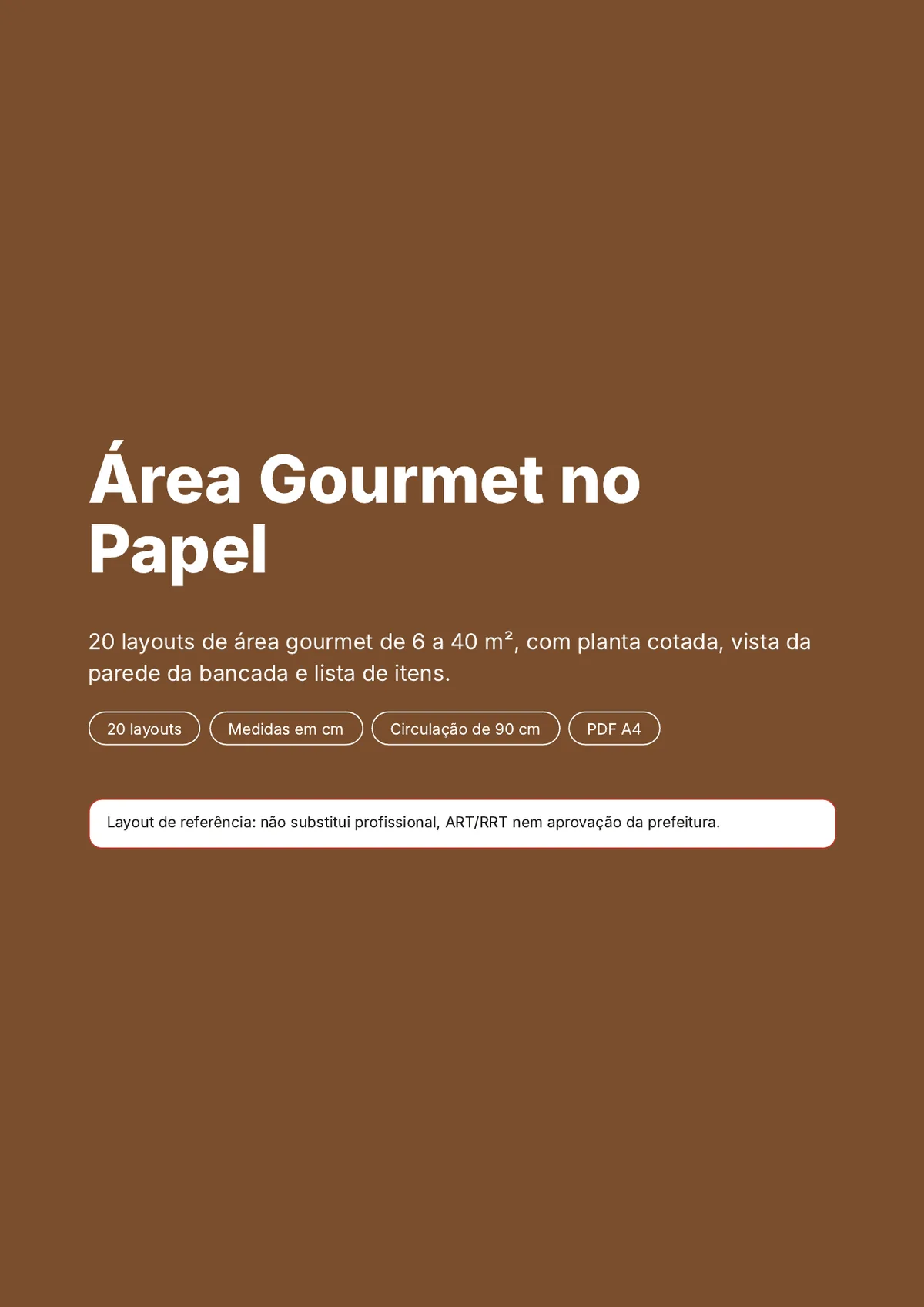 Página real do PDF Área Gourmet no Papel: capa